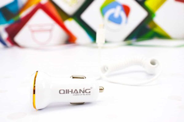 Auto punjač s kablom Lightning QH-D02 quickcharger - Slika 3
