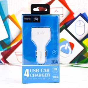 Brzi auto punjač 4 USB QH-D04 5V 7000mAh quickcharge