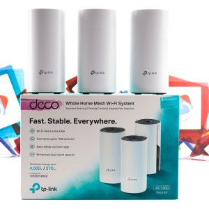 Router Wireless TP-Link Deco E4 AC1200 Home Mesh WiFi 3pak