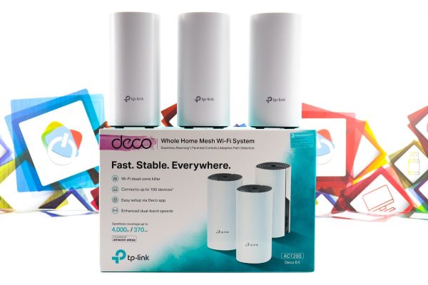 Router Wireless TP-Link Deco E4 AC1200 Home Mesh WiFi 3pak