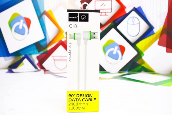 USB - Lightning kabal 1m 2,4A QH-C18