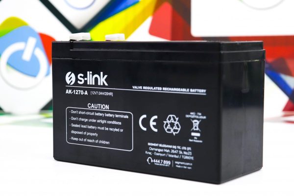 Baterija za UPS S-Link AK-1270-A 12V 7.0Ah 20HR - Slika 2