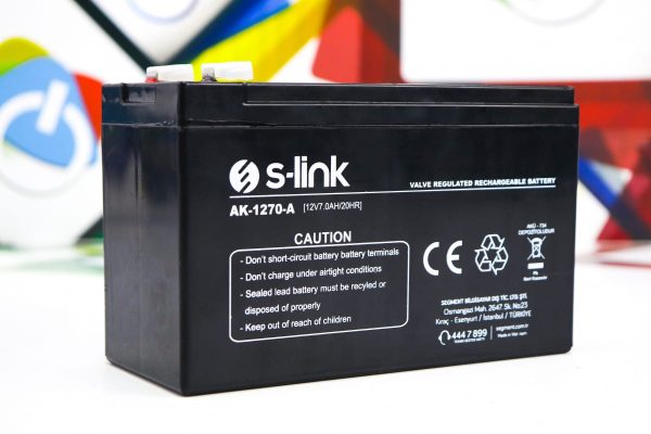 Baterija za UPS S-Link AK-1270-A 12V 7.0Ah 20HR - Slika 3