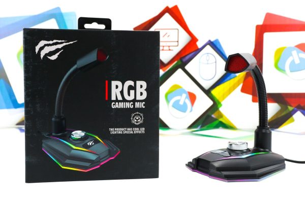 Desktop mikrofon Havit GK56B RGB