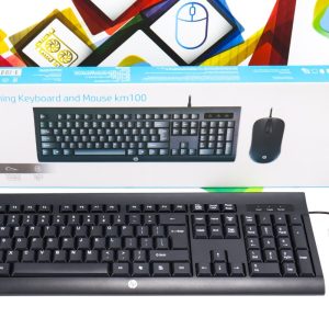 Tipkovnica i miš žičani set HP km100
