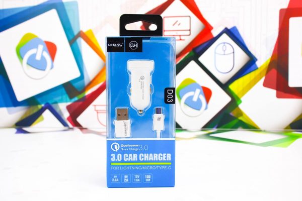 Auto punjač s kablom Micro QH-D03