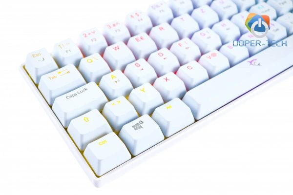 Gaming tipkovnica White Shark Shinobi mehanička LED RGB bijela brown switch - Slika 5