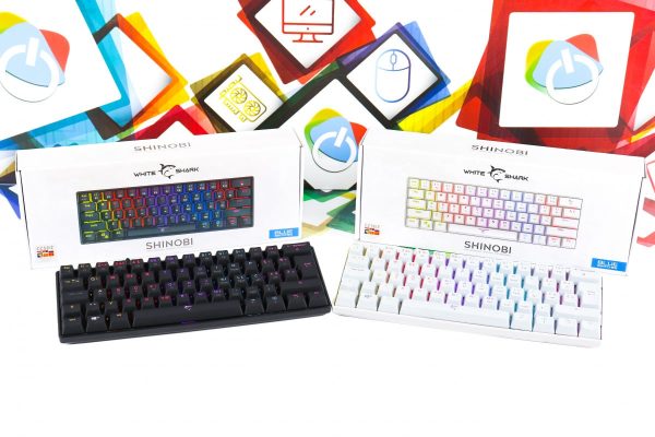 Gaming tipkovnica White Shark Shinobi mehanička LED RGB bijela - Slika 10