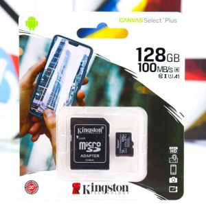 Micro SD card Kingston Canvas Plus 128 GB 100Mb/s