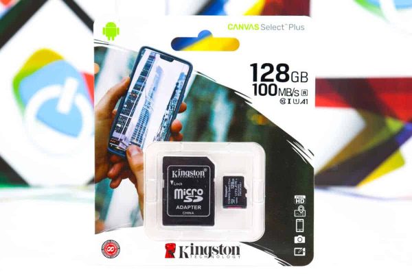 Micro SD card Kingston Canvas Plus 128 GB 100Mb/s