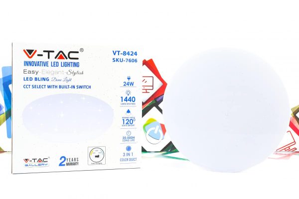 LED Plafonjera V-Tac 24W zvjezdano nebo SKU-7606