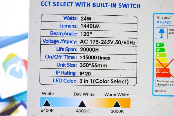 LED Plafonjera V-Tac 24W zvjezdano nebo SKU-7606 - Slika 15