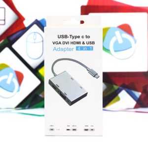 Adapter prelaz kabal Type-C na HDMI VGA DVI USB