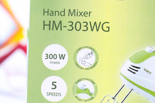 Ručni mikser Vivax HM-303WG 300W 5 brzina - Slika 2