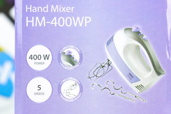 Ručni mikser Vivax HM-400WP 400W 5 brzina - Slika 5