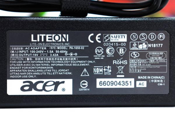 Punjač za laptop Acer 19V 3,42A 65W 3,0x1,1mm - Slika 4
