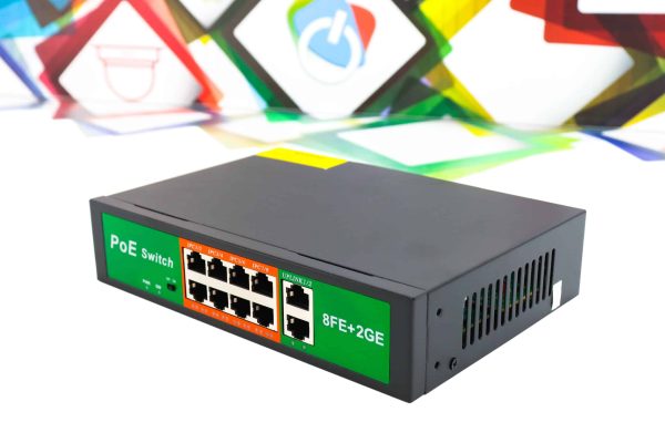 PoE switch Gigabit 8FE+2GE (8+2 port) - Slika 3