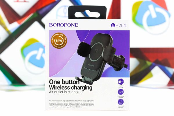 Nosač mobitela s beskontaktnim WiFi punjačem Borofone BH204