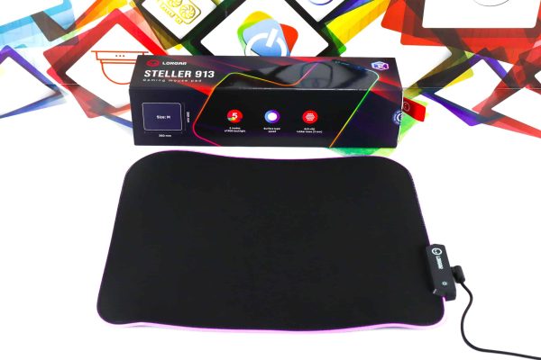 Gaming podloga za miš Lorgar Steller 913 M RGB 36x30cm