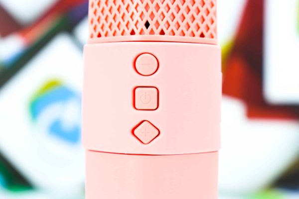 Karaoke bežični mikrofonom sa zvučnikom maXlife MXBM-500 rozi - Slika 3
