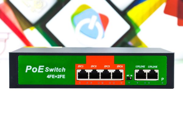 PoE switch Gigabit 4-portni 4FE+2FE (4+2 port) - Slika 2