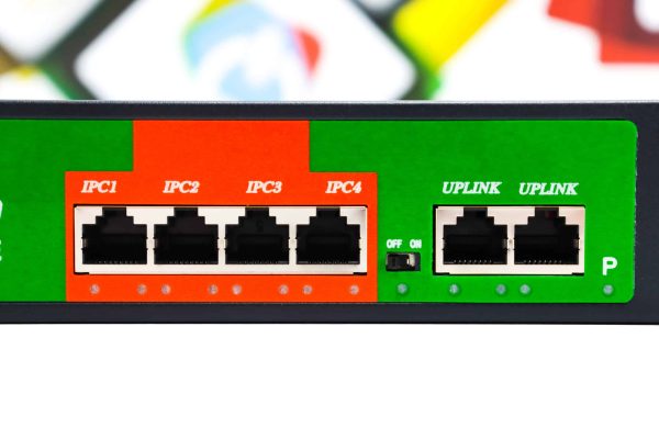 PoE switch Gigabit 4-portni 4FE+2FE (4+2 port) - Slika 4