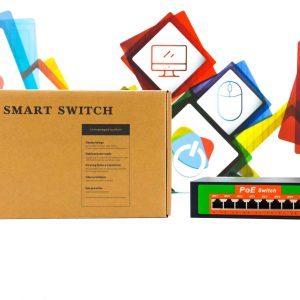 PoE switch Gigabit 8-portni 8FE+2FE (8+2 port)