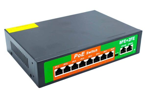 PoE switch Gigabit 8-portni 8FE+2FE (8+2 port) - Slika 3