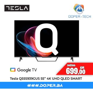 TV Tesla Q55S939GUS 55'' 4K UHD QLED Smart GoogleTV