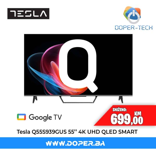 TV Tesla Q55S939GUS 55'' 4K UHD QLED Smart GoogleTV