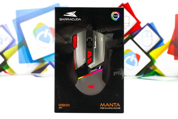 Gaming miš Barracuda Manta 12800dpi BGM-047 Gray RGB