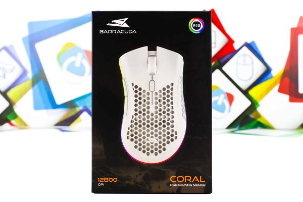 Gaming miš Barracuda Coral 12800dpi BGM-032 White RGB