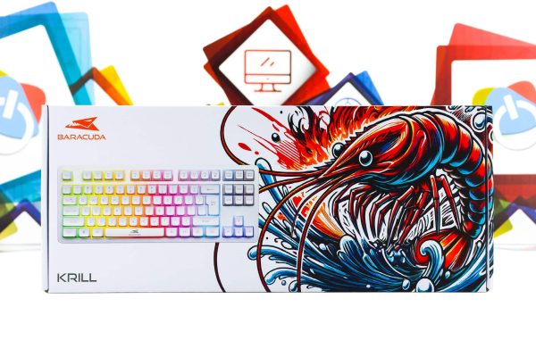Gaming tipkovnica Barracuda Krill White BGK-01124 LED RGB