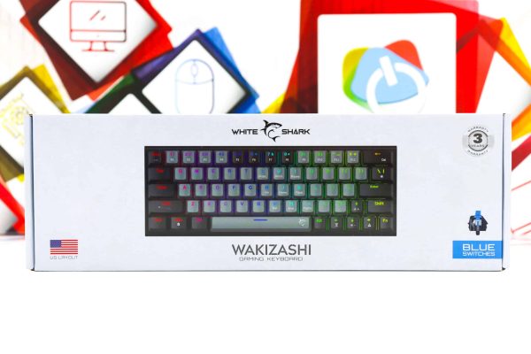 Gaming tipkovnica White Shark Wakizashi LED RGB crna