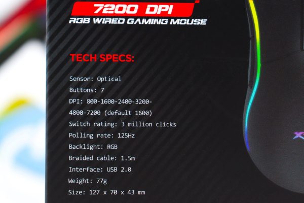 Gaming miš Xtrike Me GM-226 LED RGB 7200dpi - Slika 2