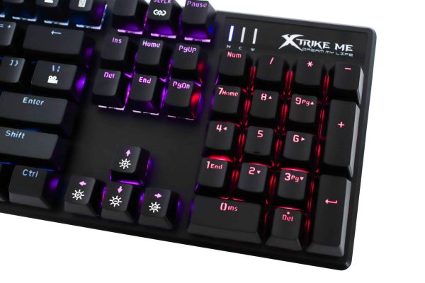 Gaming tipkovnica Xtrike Me Rainbow GK-980 mehanička Blue Switch - Slika 9