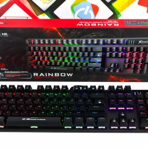 Gaming tipkovnica Xtrike Me Rainbow GK-980 mehanička Blue Switch