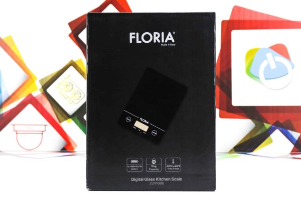 Kuhinjska vaga Floria ZLN1686/BK 5kg digitalna