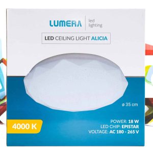 LED Plafonjera Lumera Alicia 18W 4000K