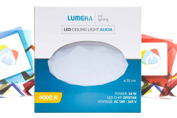 LED Plafonjera Lumera Alicia 18W 4000K