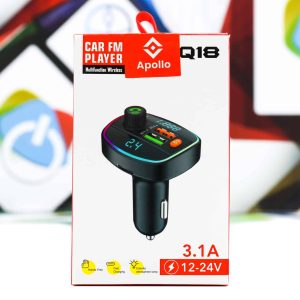 FM transmiter modulator Apollo Q18 RGB auto punjač