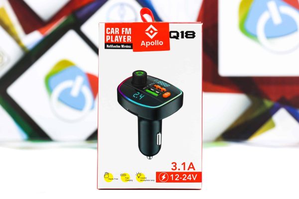 FM transmiter modulator Apollo Q18 RGB auto punjač
