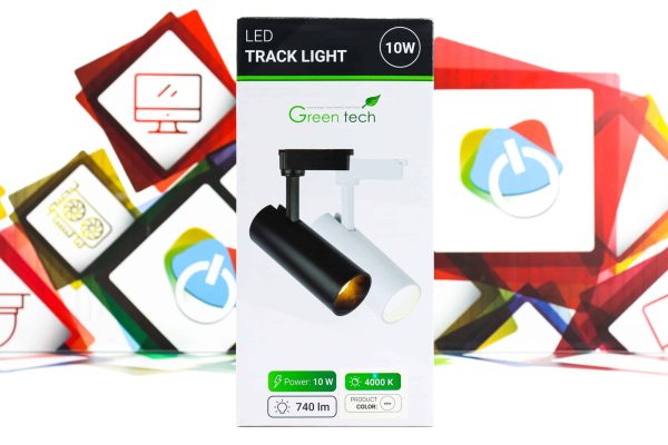 LED šinska lampa Green Tech 10W 4000K IP40 bijela