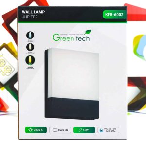LED zidna lampa Green Tech Jupiter KFB-6002 15W 3000K IP54