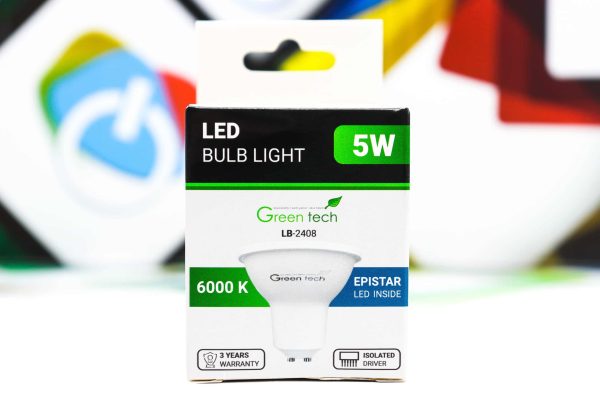 LED sijalica Green Tech LB-2408 5W GU10 100lm 6000K