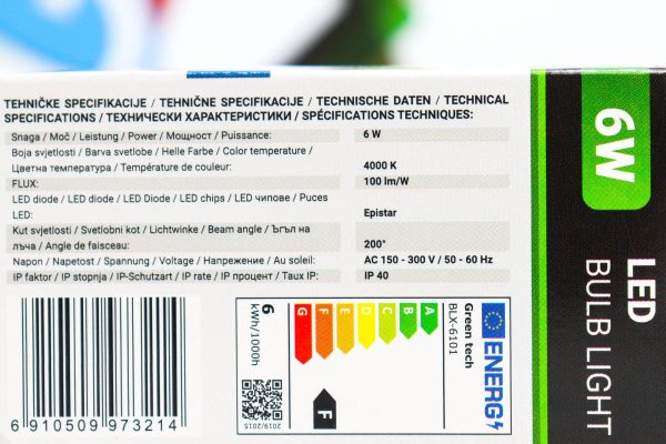 LED sijalica Green Tech BLX-6101 6W E27 4000K - Slika 2