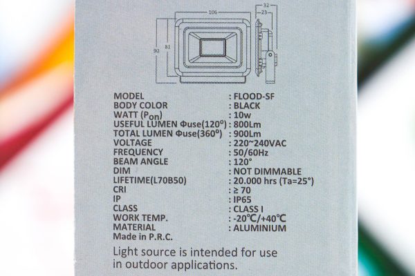 LED Reflektor Braytron BT60 10W 800lm IP65 6500K - Slika 2