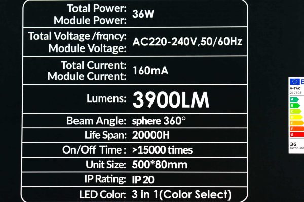 LED Plafonjera V-Tac 36W VT-8436 SKU-217608 okrugla - Slika 2