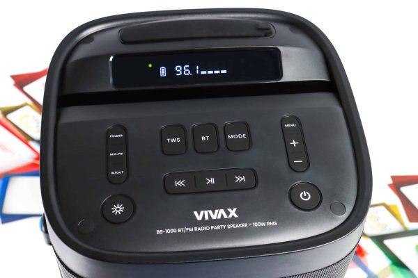 Karaoke bežični zvučnik s 2 mikrofona Vivax BS-1000 - Slika 8