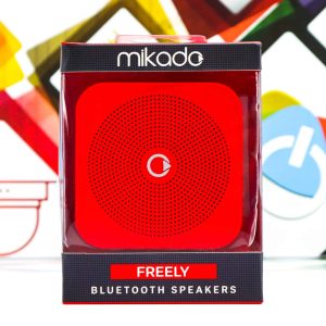 Bluetooth zvučnik Mikado Freely bežični crveni 3W